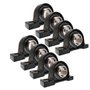 Kit 8 Mancal Pedestal com Rolamento Ucp206 Ucp 206 Eixo 30mm