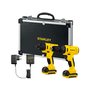 Kit Parafusadeira e Chave de Impacto 12v Schi121s2fk Stanley