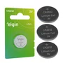 Kit Pilha Bateria Cr2032 3v Lithium Elgin - 3 Unidades