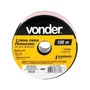 Linha Nylon P/ Pedreiro 0,8 X 100 Metros Laranja Vonder 4 UN