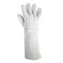 Luva de Raspa de Couro Punho Medio 15cm