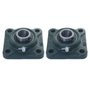 Mancal Quadrado Flange com Rolamento Ucf203 2 Und