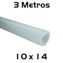Mangueira de Silicone 10 x 14mm Atoxica Alimenticia 3 Metros