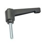 Manipulo Alavanca Trava Macho M8 X 50mm Zamak 7835 15 Und