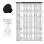 Manipulo Femea M10 - 6040 Rosca 1,50 Modelo Margarida 50 Und