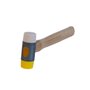 Martelo Borda Plastica 35mm Intercambiável Pu e Nylon Vonder