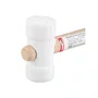 Martelo de Borracha Branco 40mm Cabo em Madeira