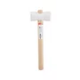 Martelo de Borracha Branco 40mm Cabo em Madeira