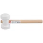 Martelo de Borracha Branco com Cabo de Madeira 60mm Nove54