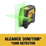 Nível a Laser 2 Linhas Verdes Cruzadas 30m com Prumo Dewalt