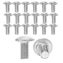 Parafuso Cabeça Lentilha com Trava 1/4 X 1/2 Zincado - 50Un