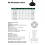 Pé Nivelador 4013 M10 X 30 Pp - 10 Unidades