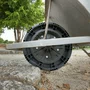 Pneu Maciço Flexível 350mm para Eixo 1 Pol Flexborder