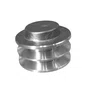 Polia Aluminio 70mm 2 Canal Perfil a 70a2