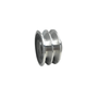 Polia Aluminio 75mm 2 Canal Perfil a 75a2