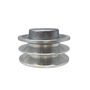 Polia Aluminio 75mm 2 Canal Perfil a 75a2