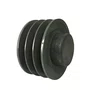 Polia Ferro Fundido 130mm C/ 3 Canais Perfil B 130b3
