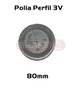 Polia Ferro Fundido 80mm c/ 1 Canal Perfil 3V 80-3V-1