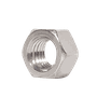 Porca Sextavada M6 Inox MA 1,0 Rosca Grossa 50 Unidade