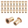 Rebite de Rosca Cabeça Plana M8 X 18 - 50 Unidades