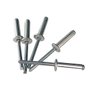 Rebite Repuxo 4,0 X 25 Aluminio Natural 100 Unidade