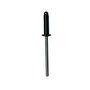 Rebite Repuxo Preto 3,2 X 14 Aluminio 500 Unidade