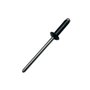 Rebite Repuxo Preto 4,0 X 16 Aluminio 50 Unidade