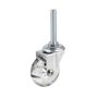 Rodizio Giratorio Silicone 50mm Com e Sem Trava 4 Unidade