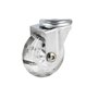 Rodizio Giratorio Silicone 50mm Roda para Moveis HDT 3 Und