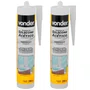 Silicone Transparente Acético Incolor 256g Vonder - 2 UND