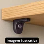 Suporte Cadeirinha Prateleira 13x13mm Metal Niquelado 50 UN