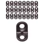 Suporte Prateleira 13X13mm Metal Niquelado Preto 50 UND