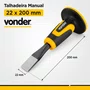 Talhadeira Manual 22 X 200mm com Empunhadura Proteção Vonder