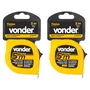 Trena de Aço 5m X 19mm Aço Trava Vonder Kit 2 Unidades