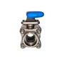 Válvula Esfera Tripartida Inox 304 Npt 1.1/2 Pol Soldável
