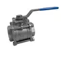Válvula Esfera Tripartida Inox 304 2 Pol Soldavel Npt