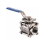 Válvula Esfera Tripartida Inox 304 Rosca Femea 1.1/4 Pol Npt