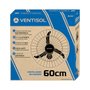 Ventilador de Parede 60cm Preto Bivolt 200w Ventisol