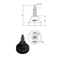 Vibra Stop Amortecedor 5/16 X 55mm Micro Ii 70-280 Kg