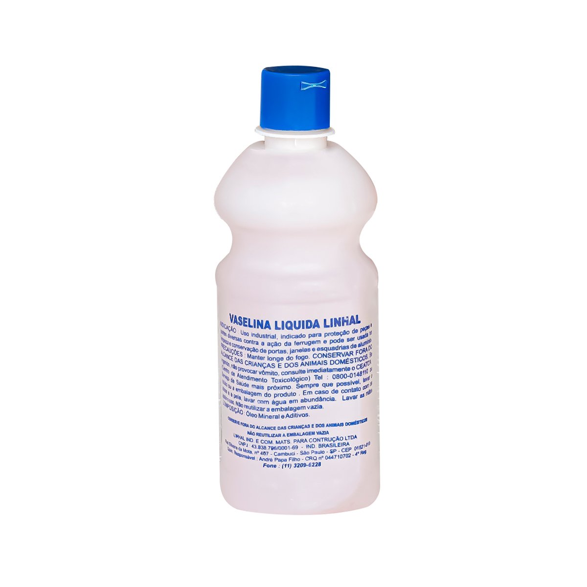 Vaselina Liquida Industrial 500 Ml Linhal - Loja Brafer